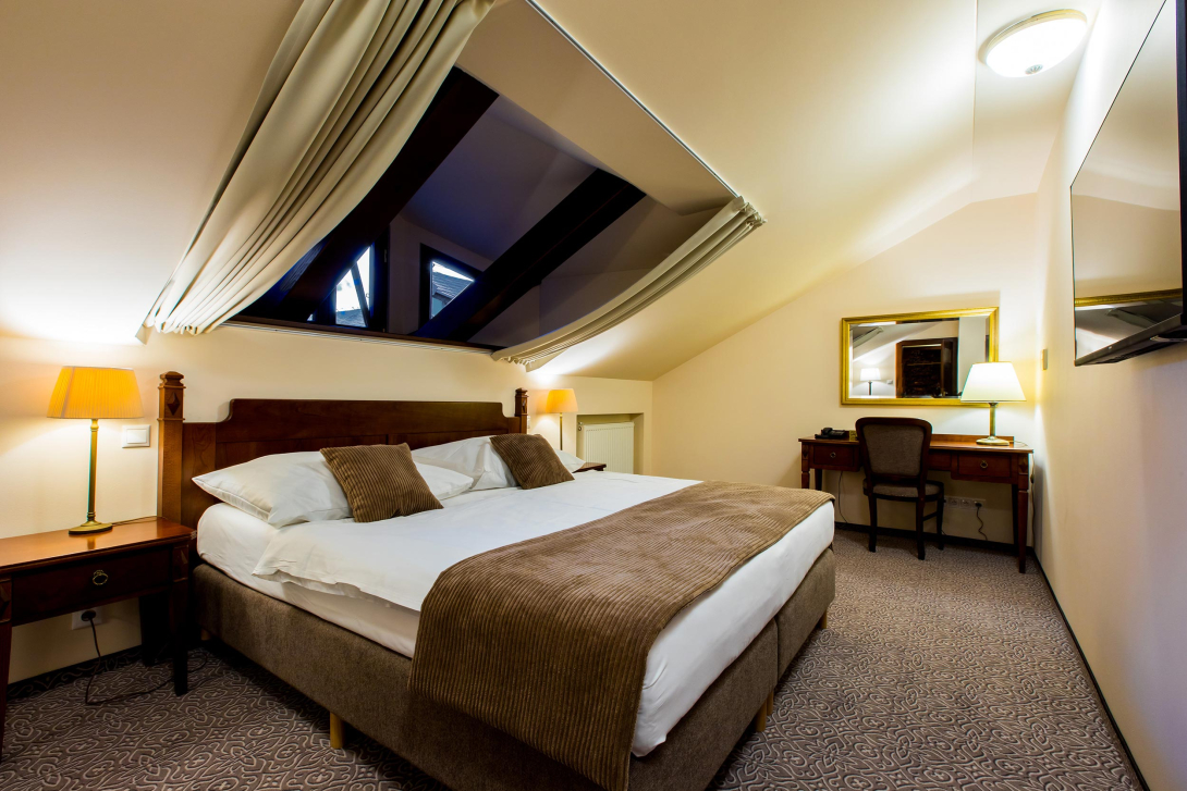 Izba Superior v podkroví Hotel Bankov Košice