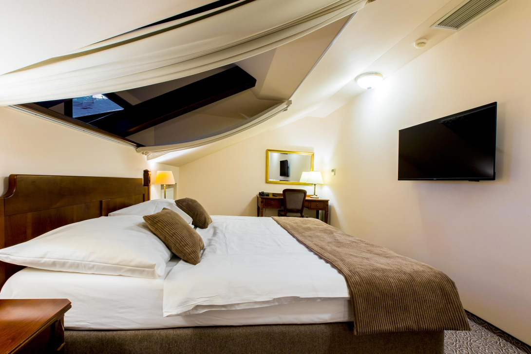 Izba Superior v podkroví Hotel Bankov Košice
