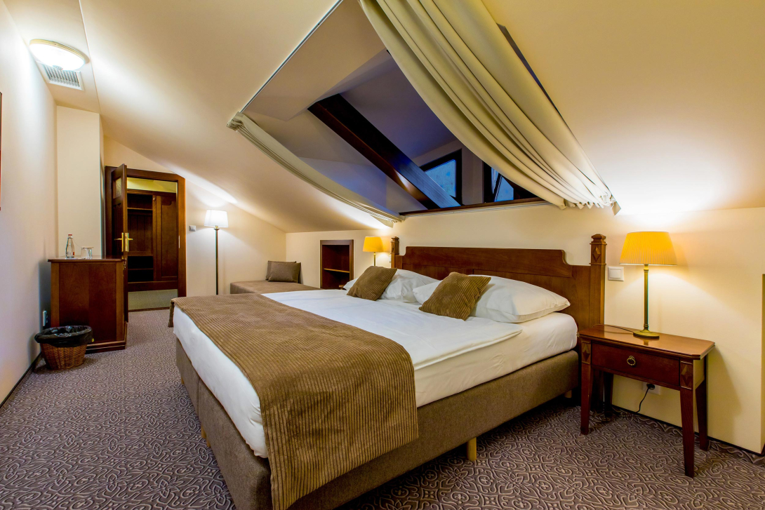 Izba Superior v podkroví Hotel Bankov Košice